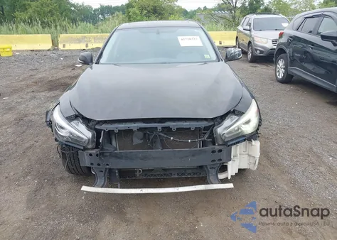 2014 Infiniti Q50 Premium z USA, uszkodzony, nr VIN JN1BV7ARXEM702586